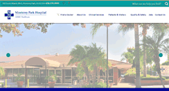 Desktop Screenshot of montereyparkhosp.com